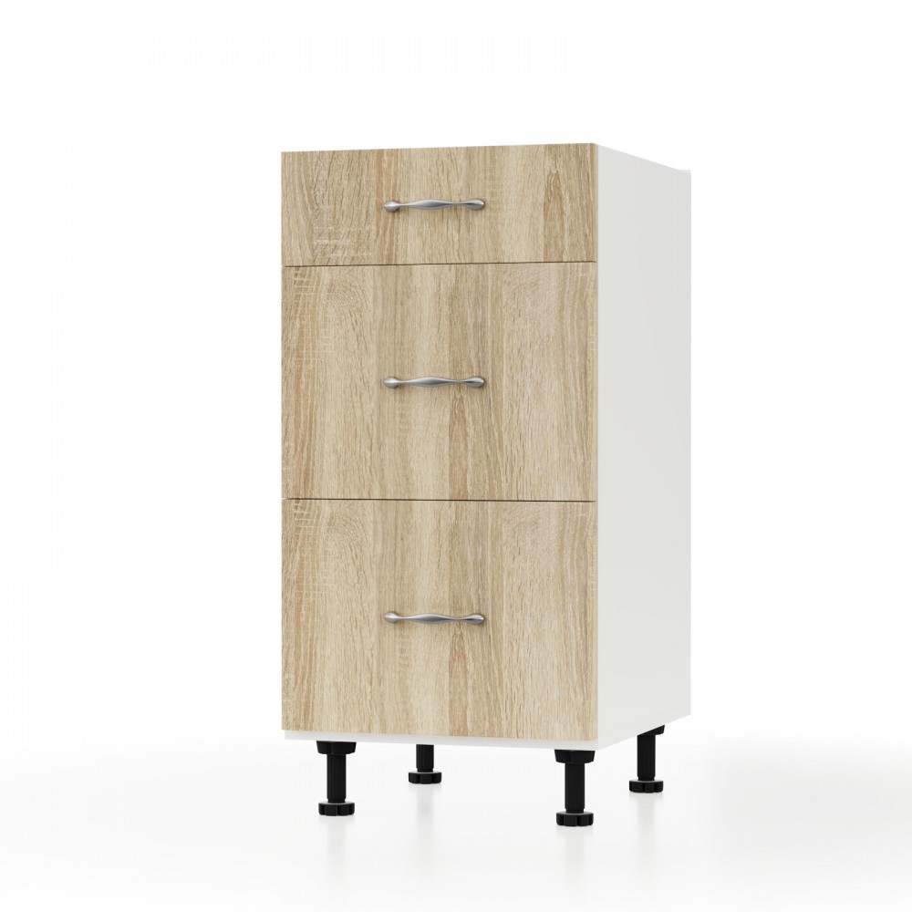 Συρταριέρα κουζίνας "MODEST" σε χρώμα sonoma 35x48x82