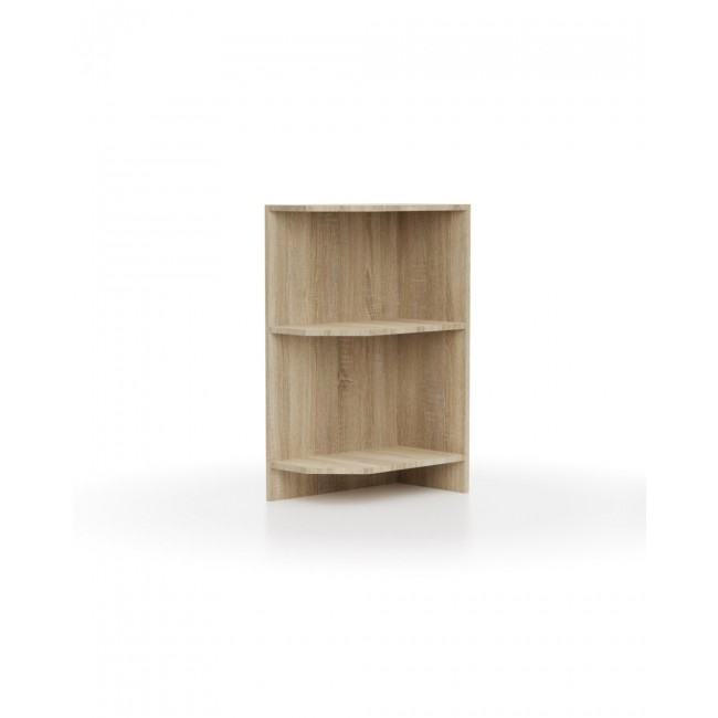 Γωνιακό κάτω ντουλάπι κουζίνας "ALINA" σε χρώμα σονόμα-μόκα 30x51x85