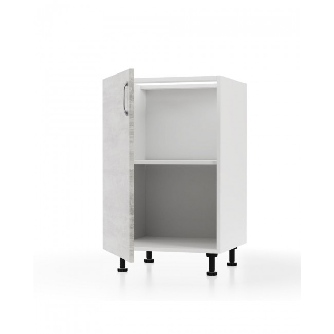 Κάτω ντουλάπι κουζίνας "HORIZON" σε γκρι τσιμέντου χρώμα 50x48x82