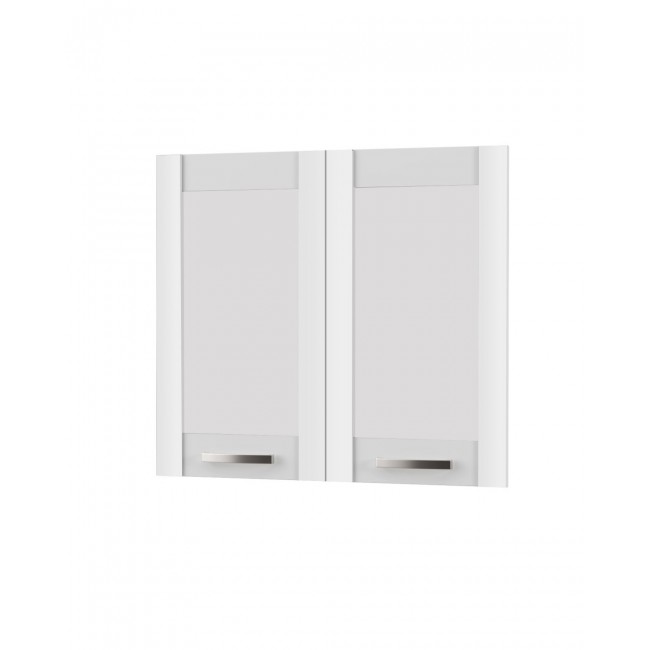 Άνω πορτάκι "MODEST" με τζάμι σε χρώμα γκρι 80x1,6x71,8