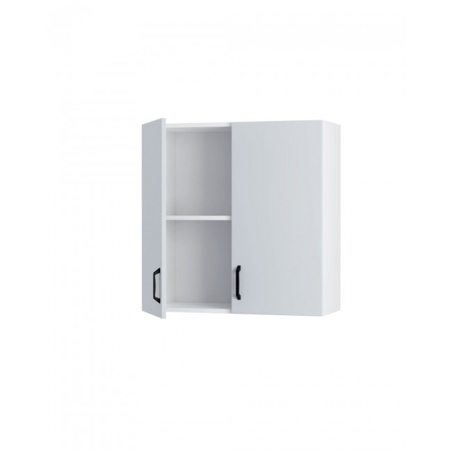 Πάνω ντουλάπι κουζίνας "MODEST" σε γκρι χρώμα 70x30x72