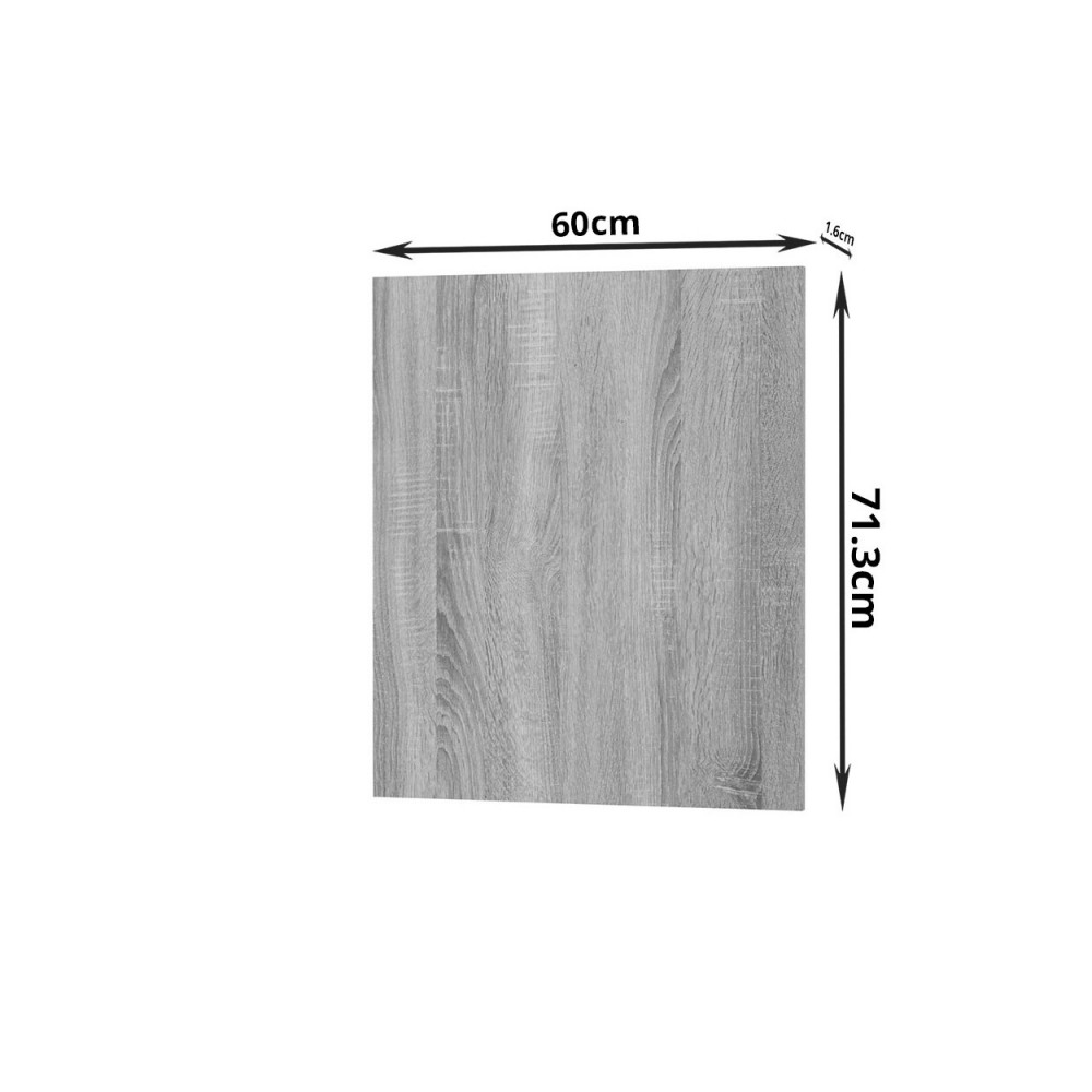 Πρόσοψη πλυντηρίου πιάτων "MODEST" σε σονόμα χρώμα 60x1.6x71.3