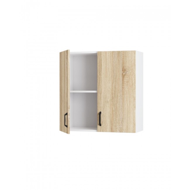 Πάνω ντουλάπι κουζίνας "MODEST" σε σονόμα χρώμα 60x30x72