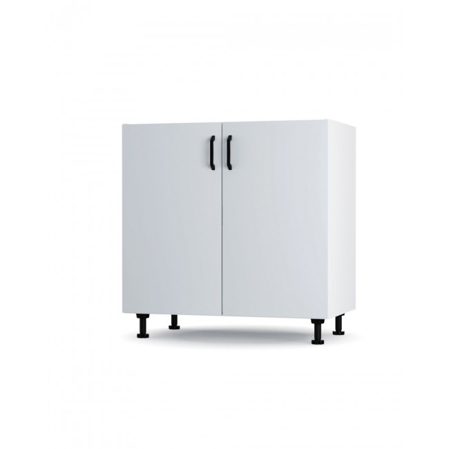 Ντουλάπι νεροχύτη "MODEST" σε γκρι χρώμα 80x48x82