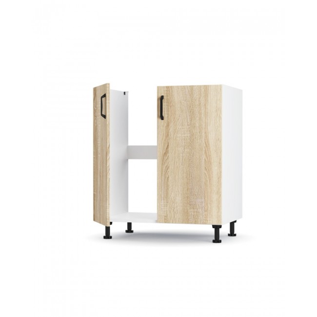 Ντουλάπι νεροχύτη "MODEST" σε σονόμα χρώμα 60x48x82