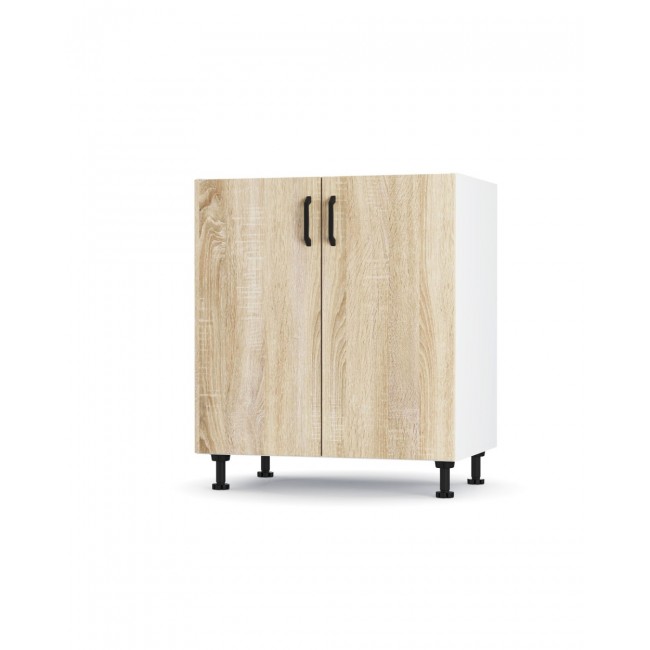 Ντουλάπι νεροχύτη "MODEST" σε σονόμα χρώμα 60x48x82