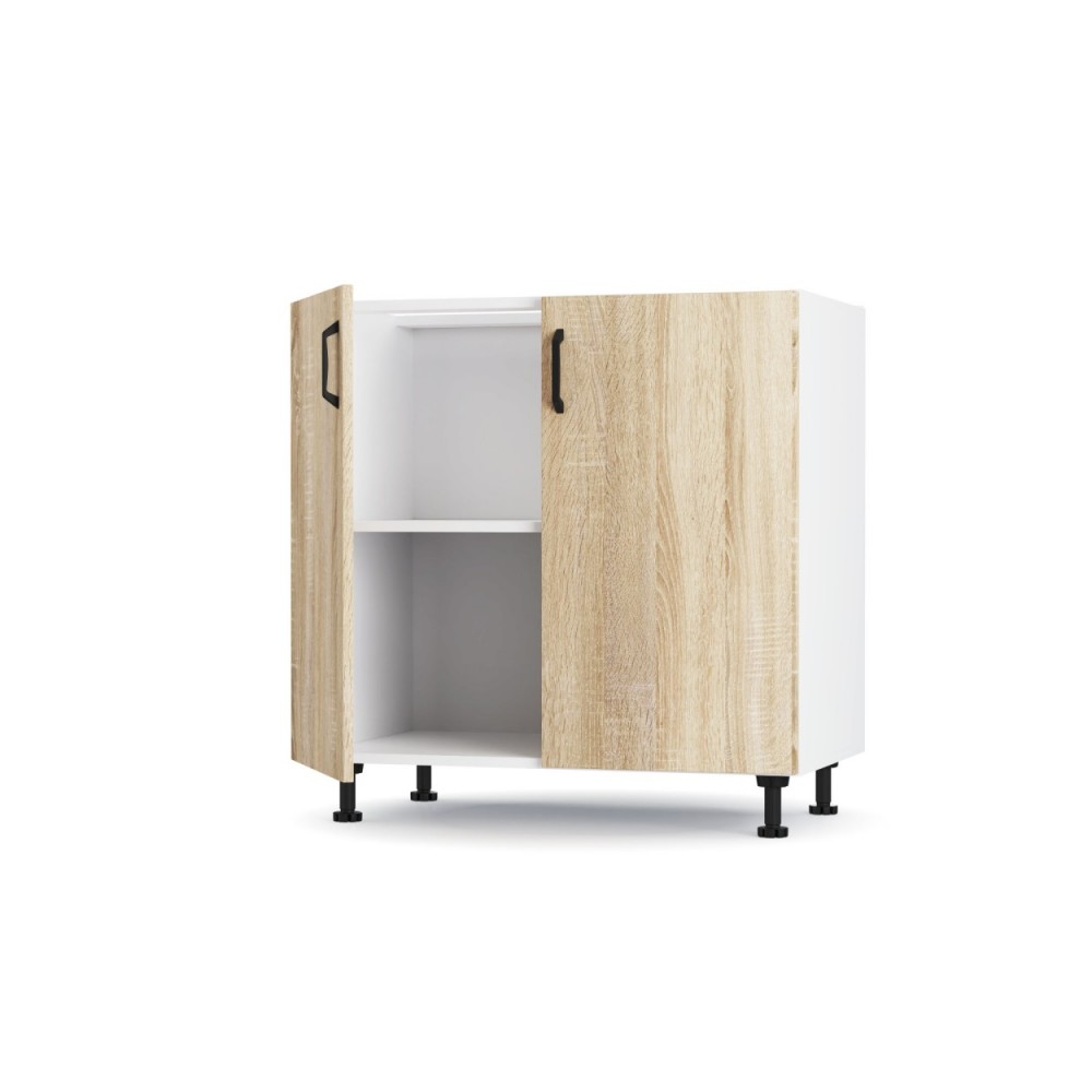 Κάτω ντουλάπι κουζίνας "MODEST" σε σονόμα χρώμα 80x48x82