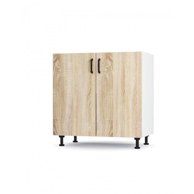 Κάτω ντουλάπι κουζίνας "MODEST" σε σονόμα χρώμα 80x48x82