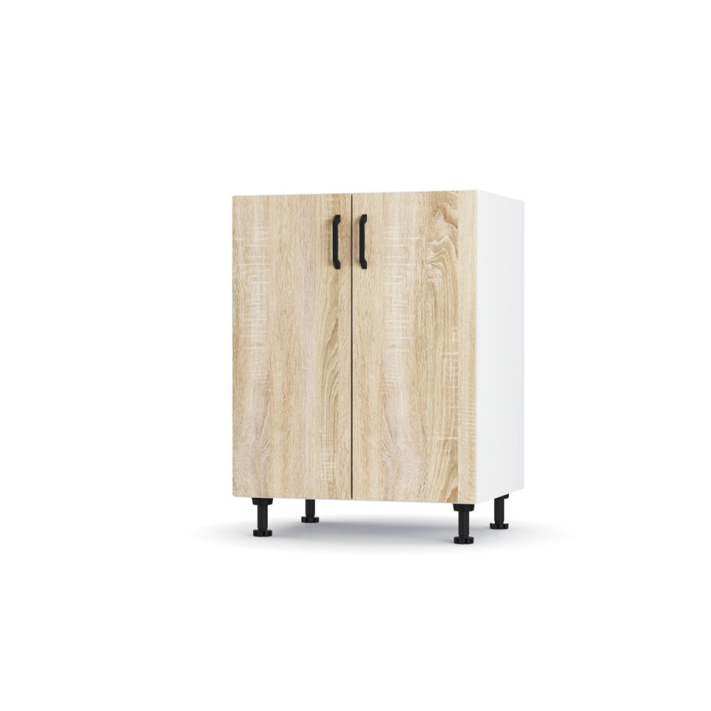 Κάτω ντουλάπι κουζίνας "MODEST" σε σονόμα χρώμα 60x48x82