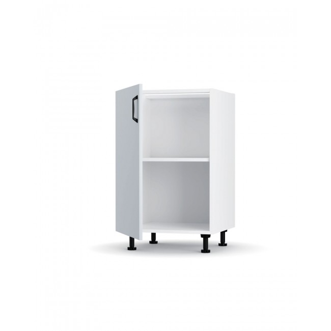 Κάτω ντουλάπι κουζίνας "MODEST" σε γκρι χρώμα 50x48x82