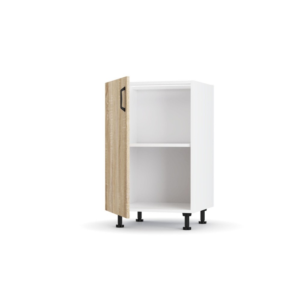 Κάτω ντουλάπι κουζίνας "MODEST" σε σονόμα χρώμα 50x48x82