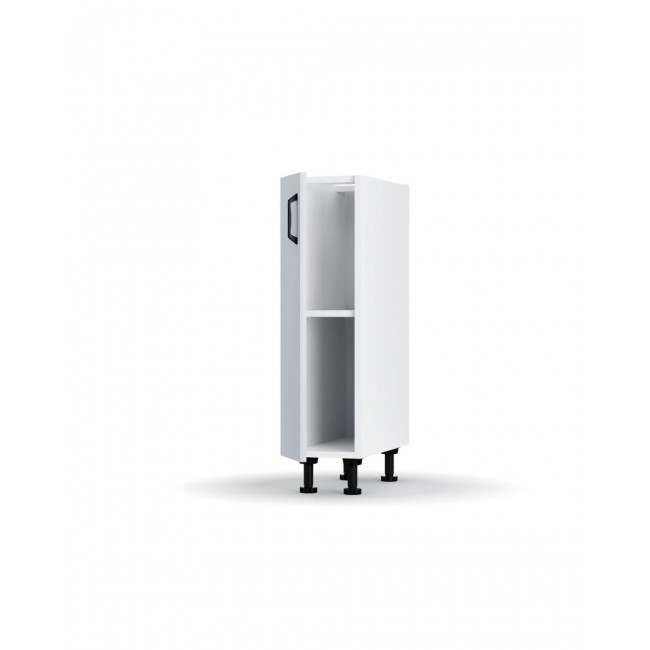 Κάτω ντουλάπι κουζίνας "MODEST" σε γκρι χρώμα 20x48x82