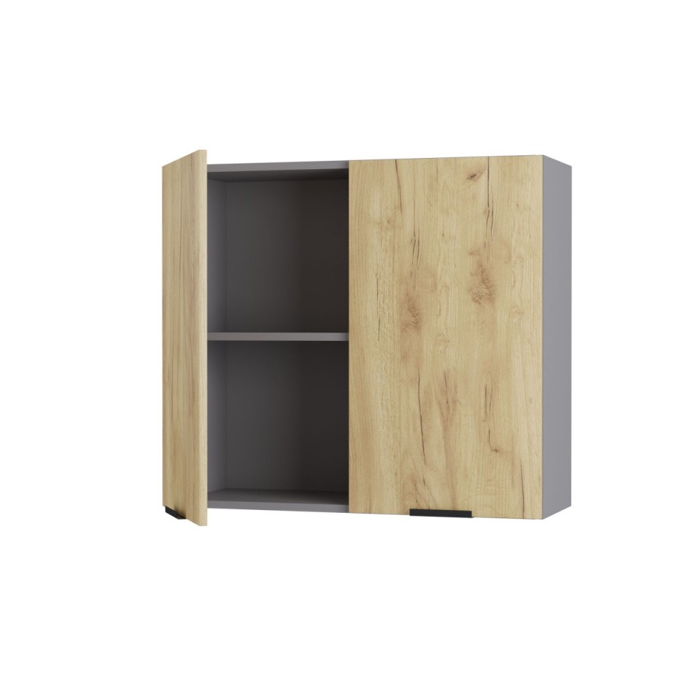 Πάνω ντουλάπι "CRAFT" σε χρώμα χρυσό δρυς 80x30x72