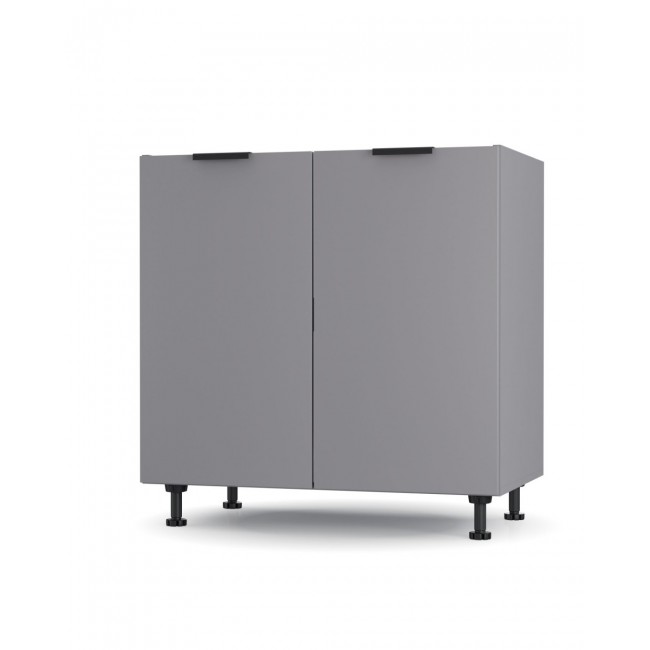 Ντουλάπι νεροχύτη "CRAFT" σε χρώμα γραφίτη 80x48x82