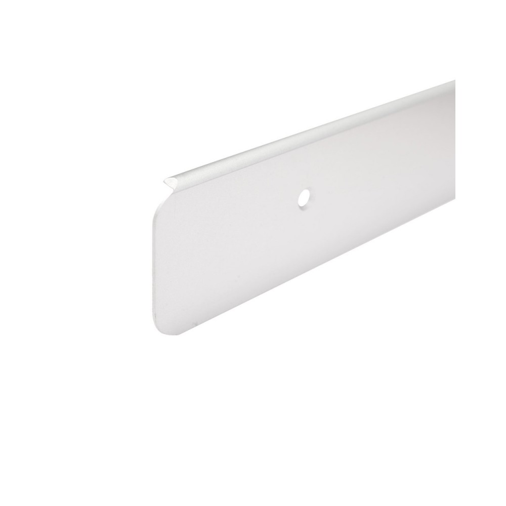 Σόκορο πάγκου αριστερό από μέταλλο σε ασημί χρώμα 60x2.8