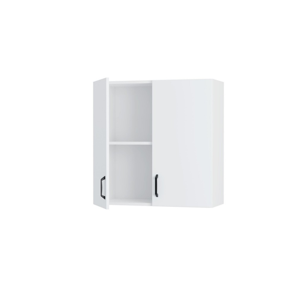 Πάνω ντουλάπι κουζίνας "MODEST" σε λευκό χρώμα 60x30x72