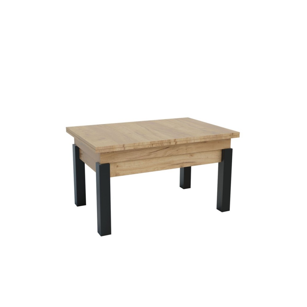 Τραπέζι σαλονιού "TRANSFORMER" επεκτείνομενο σε χρώμα χρυσό δρυς 90x60x50