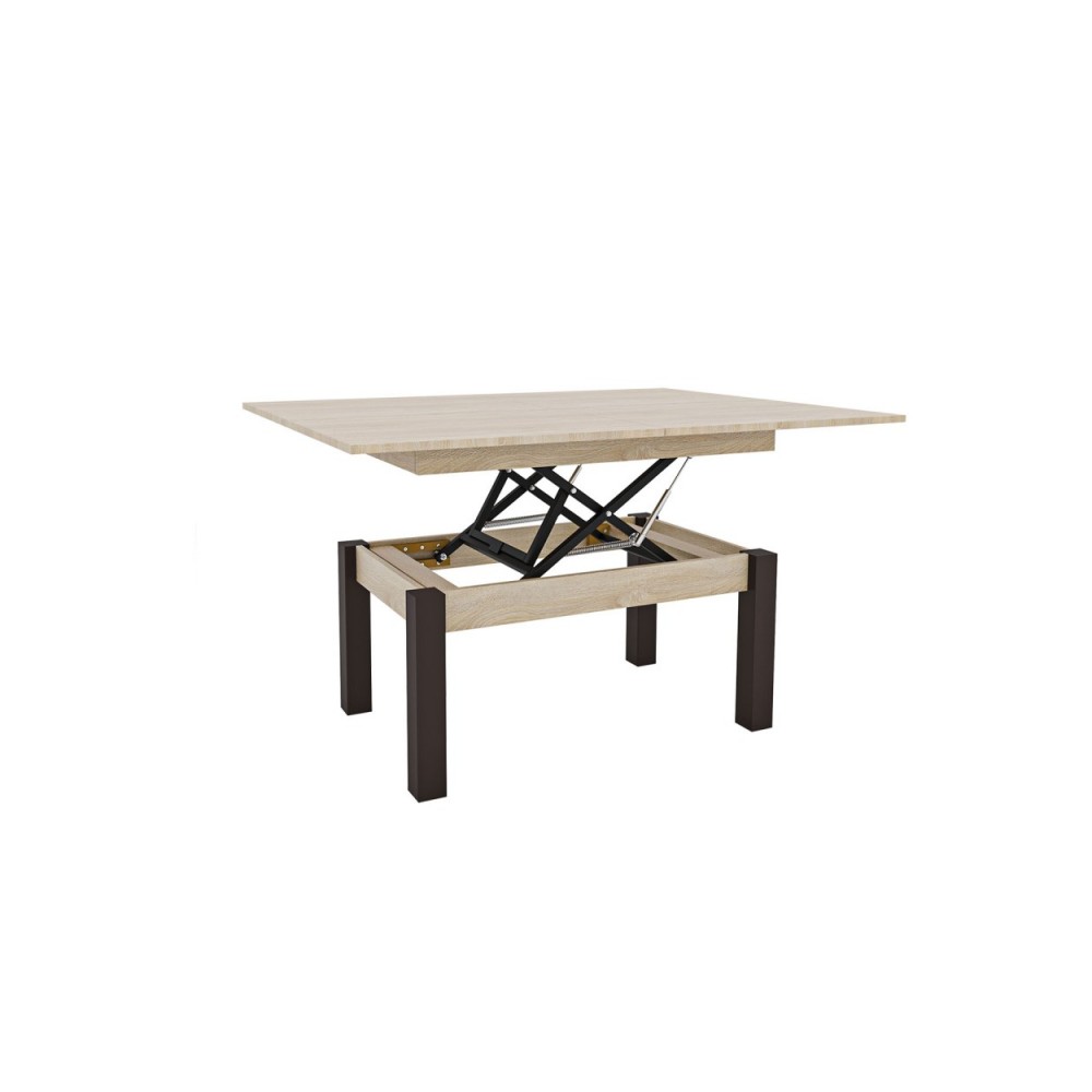 Τραπέζι σαλονιού "TRANSFORMER" επεκτείνομενο σε χρώμα σονόμα 90x60x50