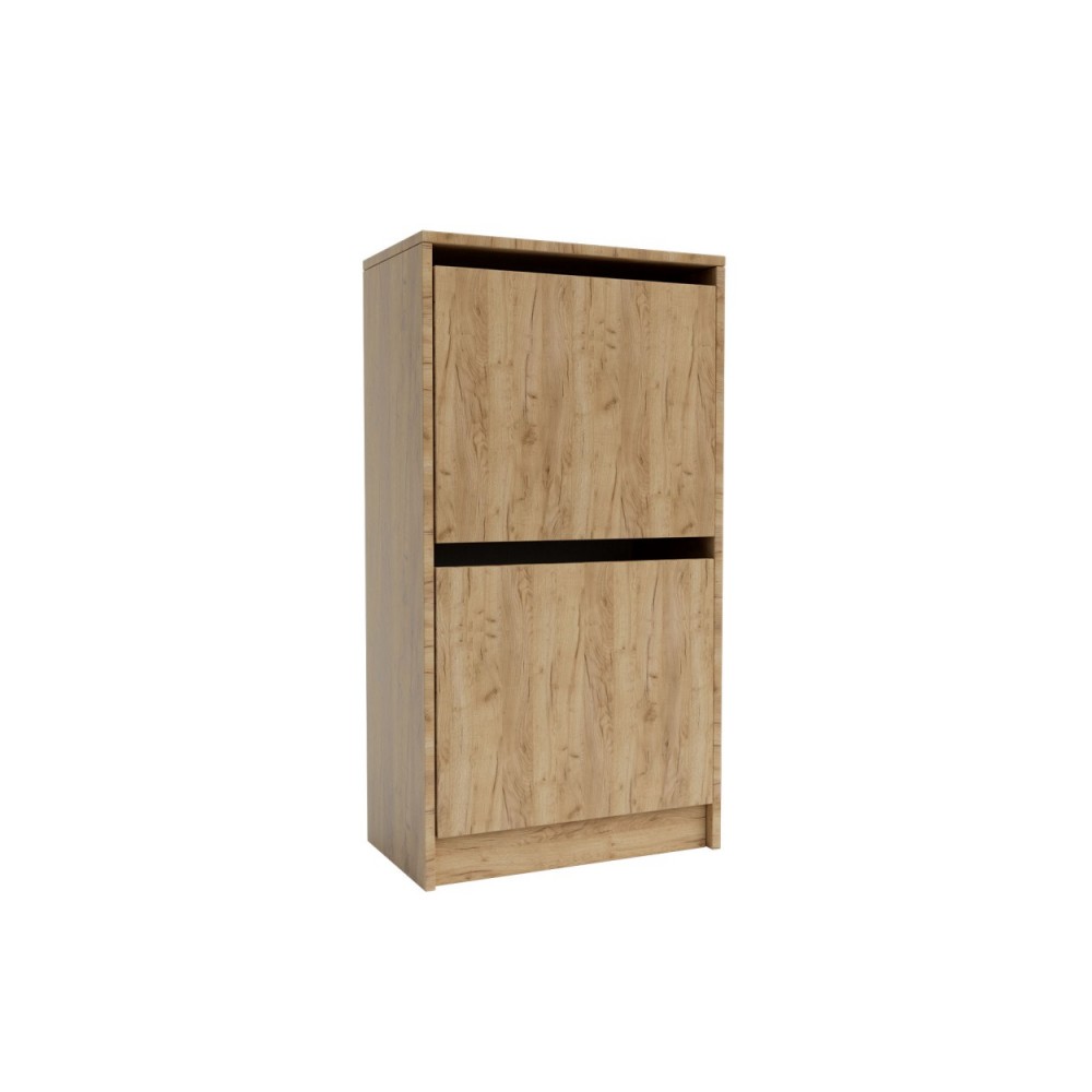 Παπουτσοθήκη "ROLF" σε χρώμα χρυσό δρυς 50x28x94