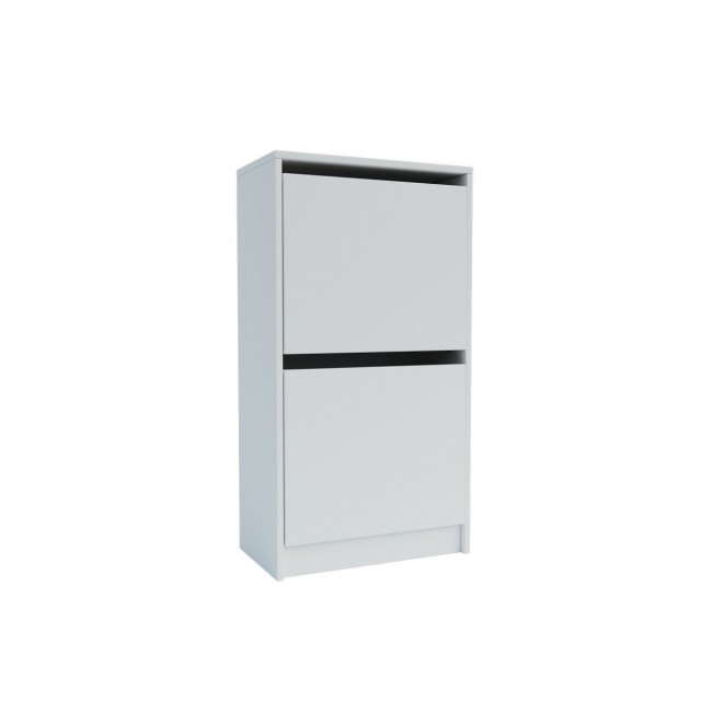 Παπουτσοθήκη "ROLF" σε χρώμα λευκό 50x28x94