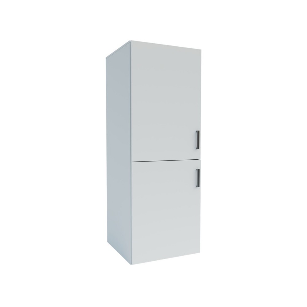 Ντουλάπι μπάνιου για πλυντήριο "Laundry" σε χρώμα λευκό 70x68x190