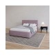 Κρεβάτι "BILLY" από ύφασμα σε χρώμα σάπιο μήλο 153x217x102