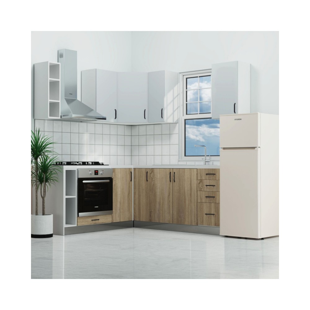 Κουζίνα "MODEST" σε χρώμα γκρι/σονόμα