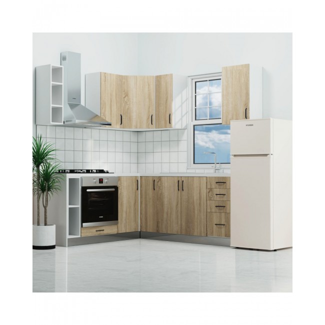 Κουζίνα "MODEST" σε χρώμα σονόμα