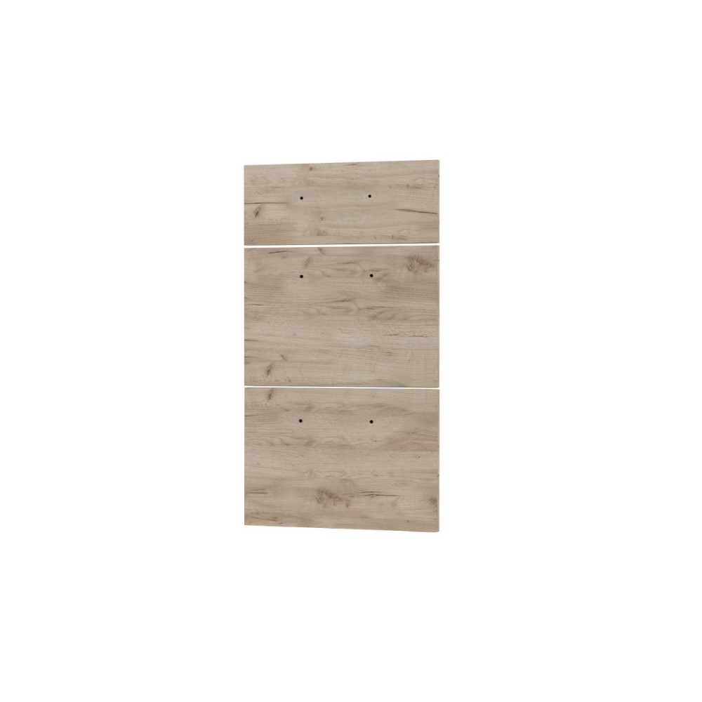 Πρόσοψη συρταριέρας "CHARLOTTE" 3τμχ σε δρυς χρώμα 40x71.4x1.6