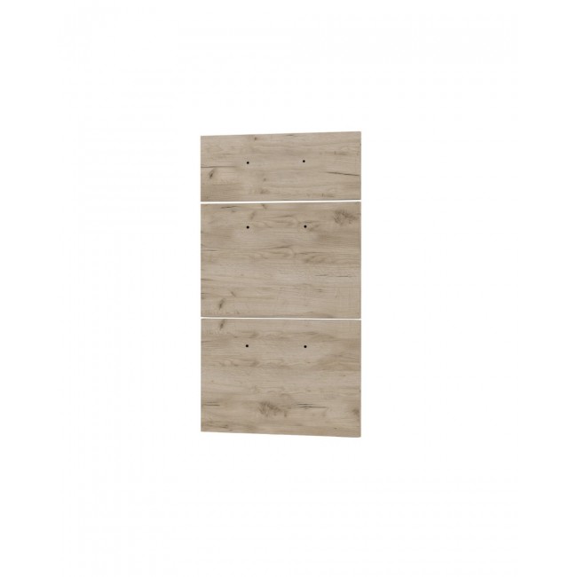 Πρόσοψη συρταριέρας "CHARLOTTE" 3τμχ σε δρυς χρώμα 40x71.4x1.6