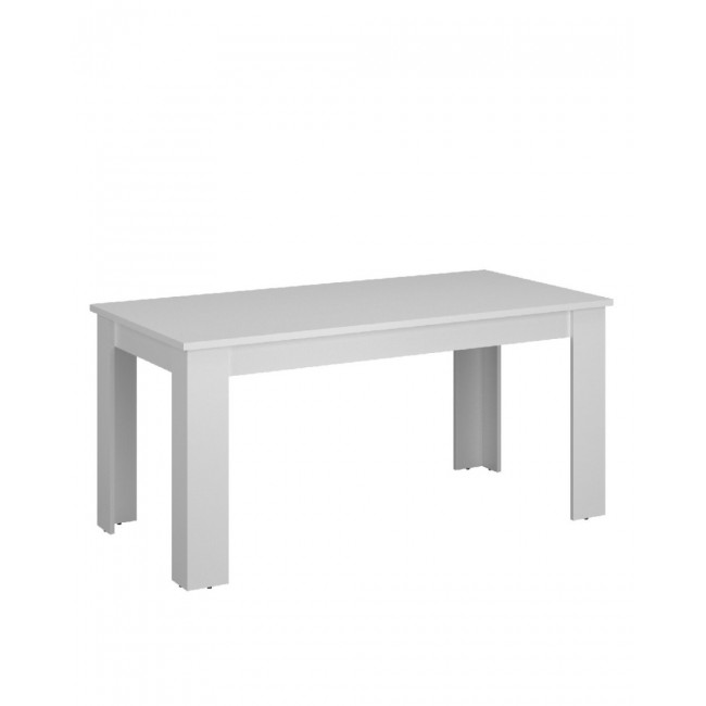 Τραπέζι "ERDEN" σε χρώμα λευκό 160x80x75.1