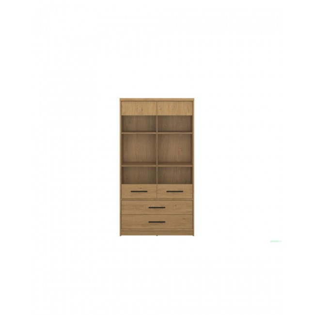 Βιτρίνα "PAVI" σε χρώμα βελανιδιά 84.3x33.8x156.4