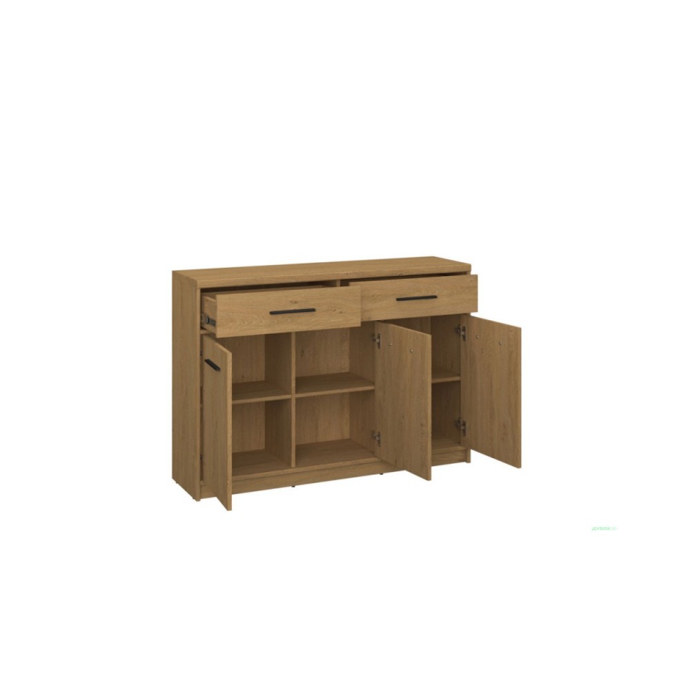 Μπουφές "PAVI" σε χρώμα βελανιδιά 124.6x33.8x47.5