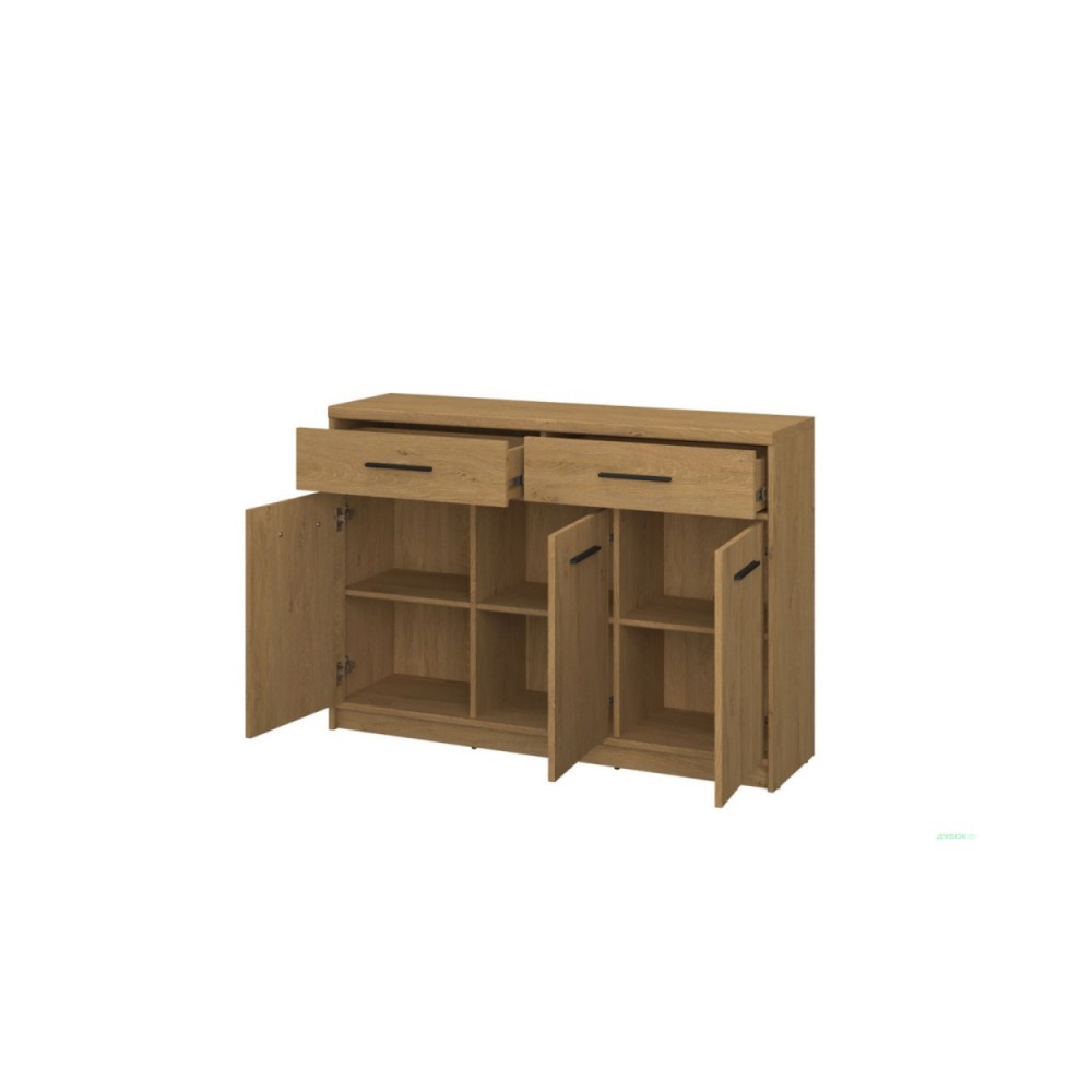 Μπουφές "PAVI" σε χρώμα βελανιδιά 124.6x33.8x47.5