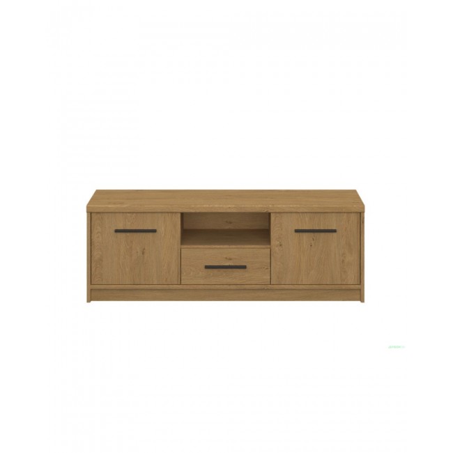 Έπιπλο τηλεόρασης "PAVI" σε χρώμα βελανιδιά 124.6x33.8x44.2