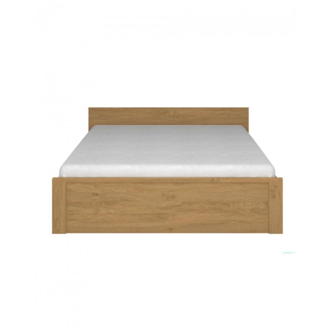 Κρεβάτι διπλό "PAVI" σε χρώμα βελανιδιά 160x200