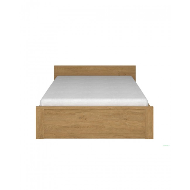 Κρεβάτι ημίδιπλο "PAVI" σε χρώμα βελανιδιά 140x200