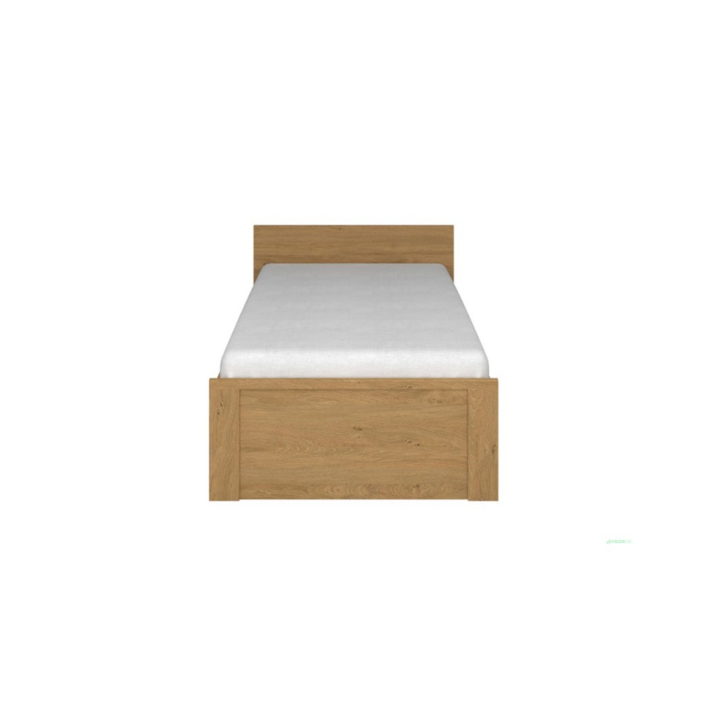 Κρεβάτι μονό "PAVI" σε χρώμα βελανιδιά 90x200