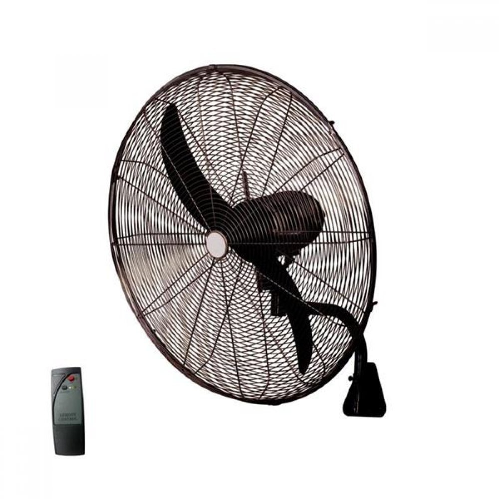 Ανεμιστήρας μεταλλικός τοίχου σε χρώμα μαύρο Φ71 180W