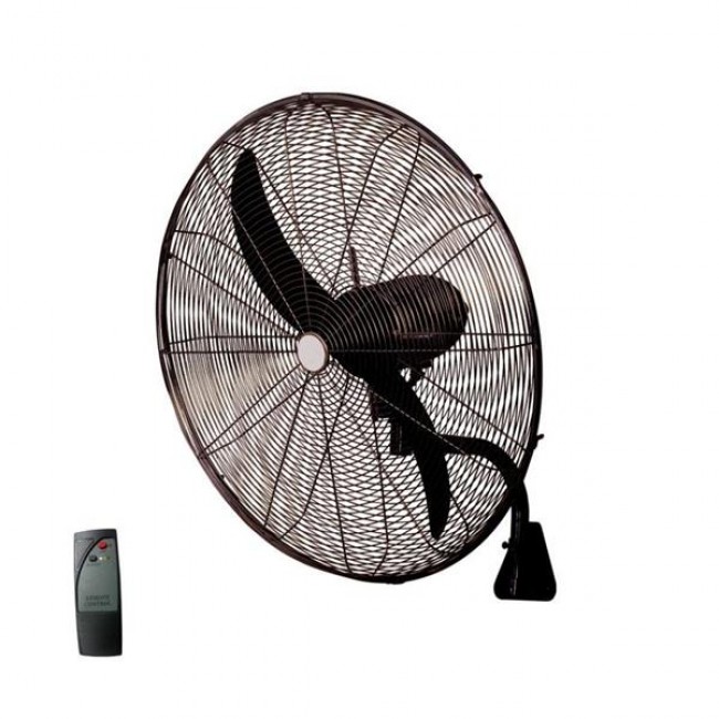 Ανεμιστήρας μεταλλικός τοίχου σε χρώμα μαύρο Φ71 180W