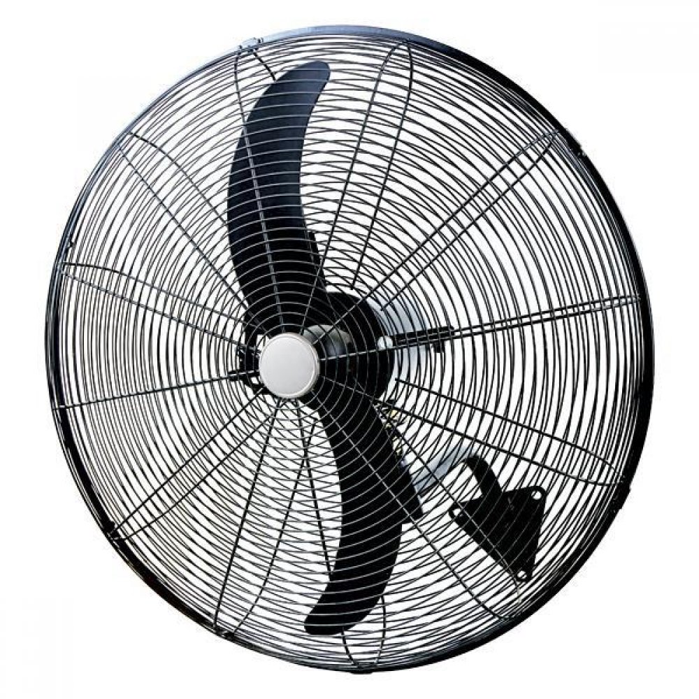 Ανεμιστήρας μεταλλικός τοίχου σε χρώμα μαύρο Φ81 200W