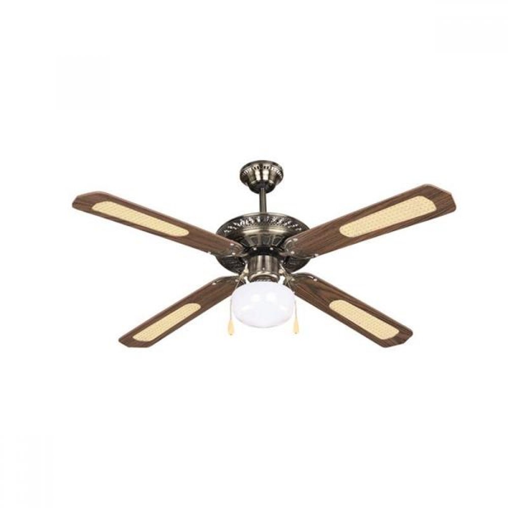 Ανεμιστήρας οροφής "COOL WAVE" σε χρώμα καφέ/χρυσό Φ130x45