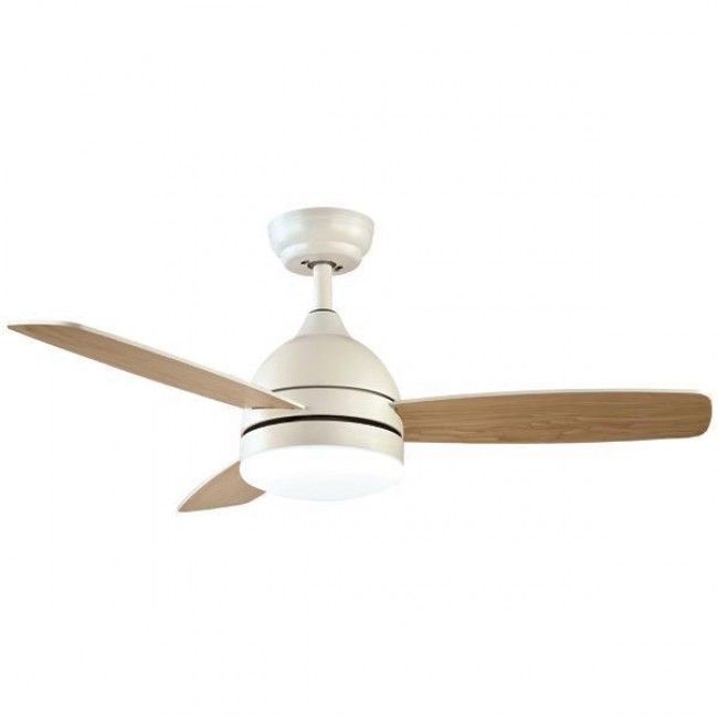 Ανεμιστήρας οροφής "COOL WAVE" σε χρώμα λευκό/ξύλο Φ107x38