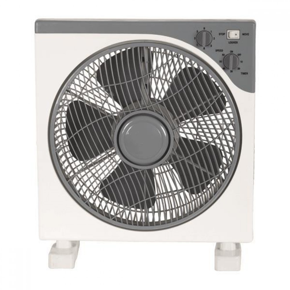 Ανεμιστήρας "BOX FAN" σε χρώμα άσπρο/γκρι Φ37 45W