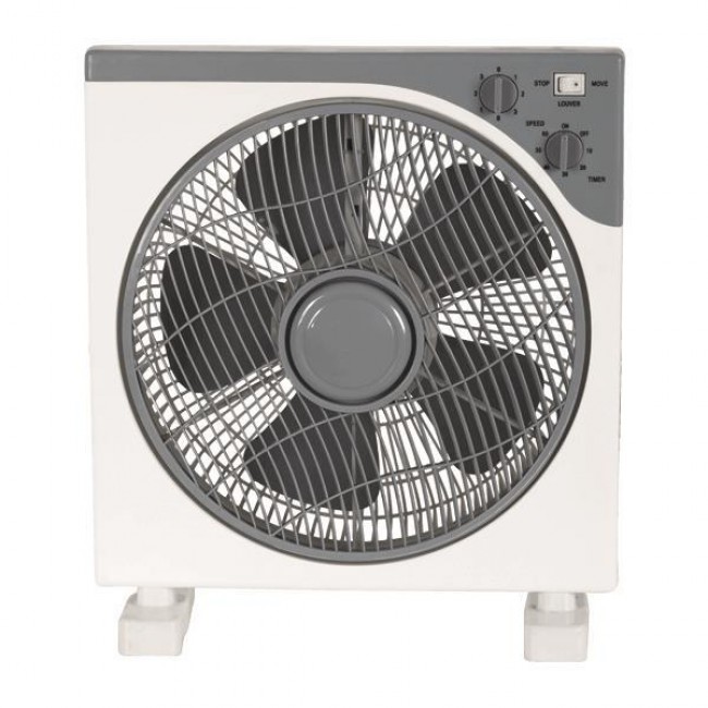 Ανεμιστήρας "BOX FAN" σε χρώμα άσπρο/γκρι Φ37 45W
