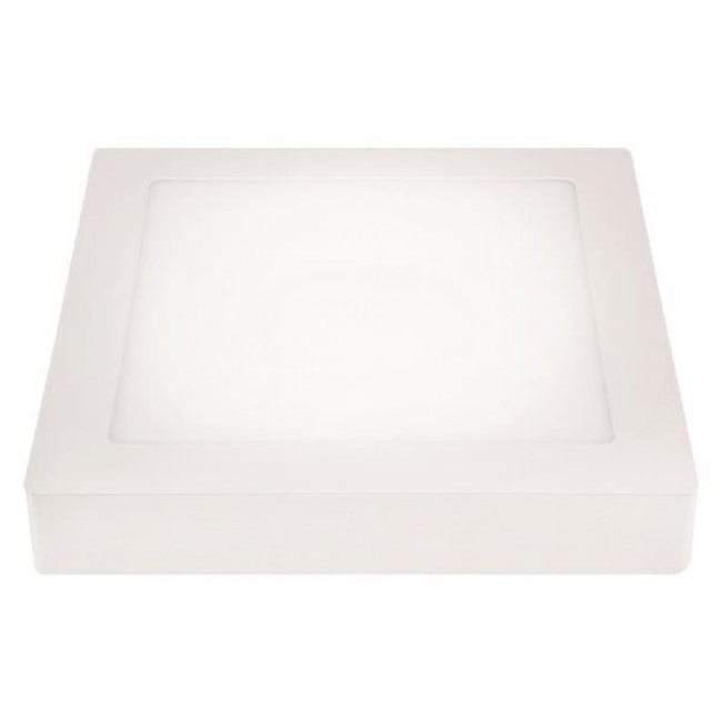 Φωτιστικό εξωτερικό από αλουμίνιο/πλαστικό σε λευκό χρώμα LED SLIM 120Χ120 6W 6500K