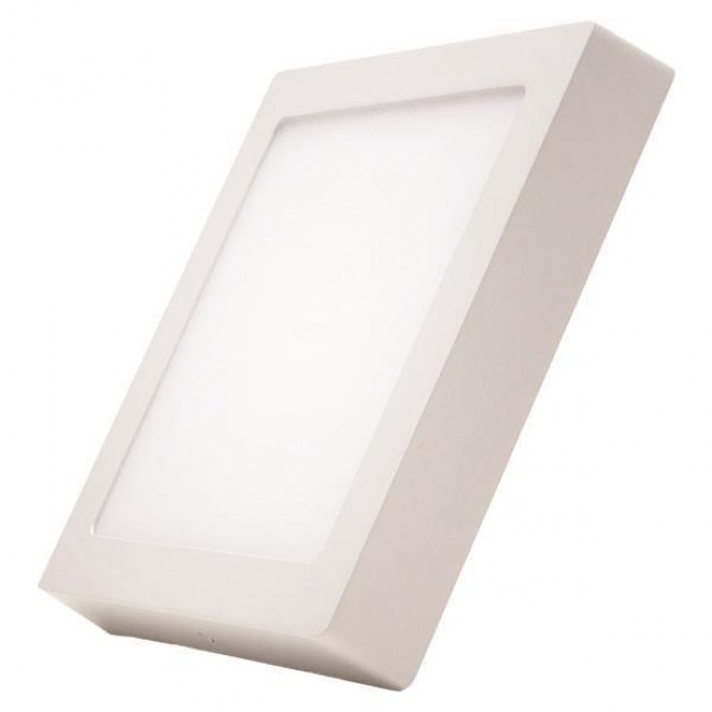 Φωτιστικό εξωτερικό από αλουμίνιο/πλαστικό σε λευκό χρώμα LED SLIM 225Χ225 20W 6500K