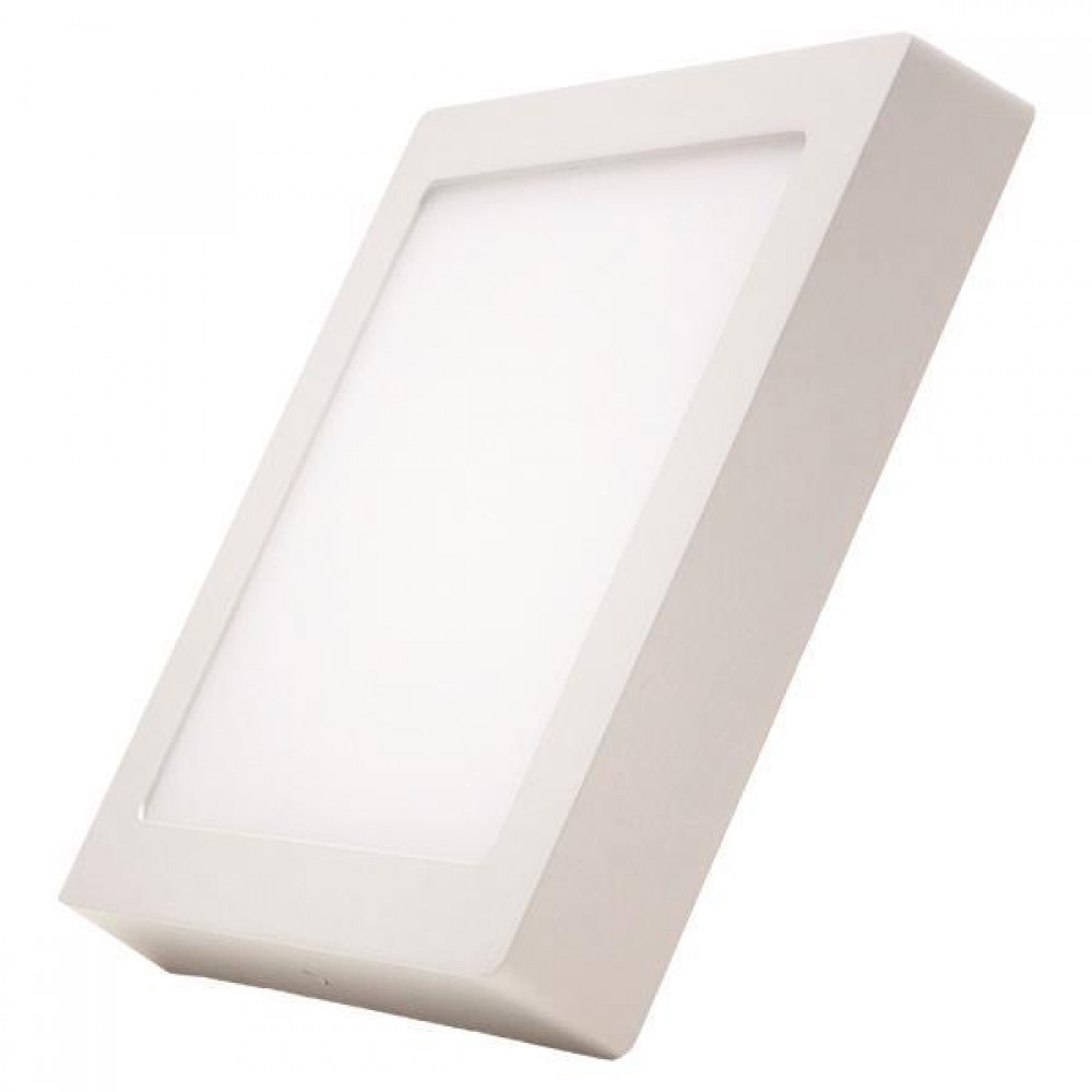 Φωτιστικό εξωτερικό από αλουμίνιο/πλαστικό σε λευκό χρώμα LED SLIM 225Χ225 24W 4000K