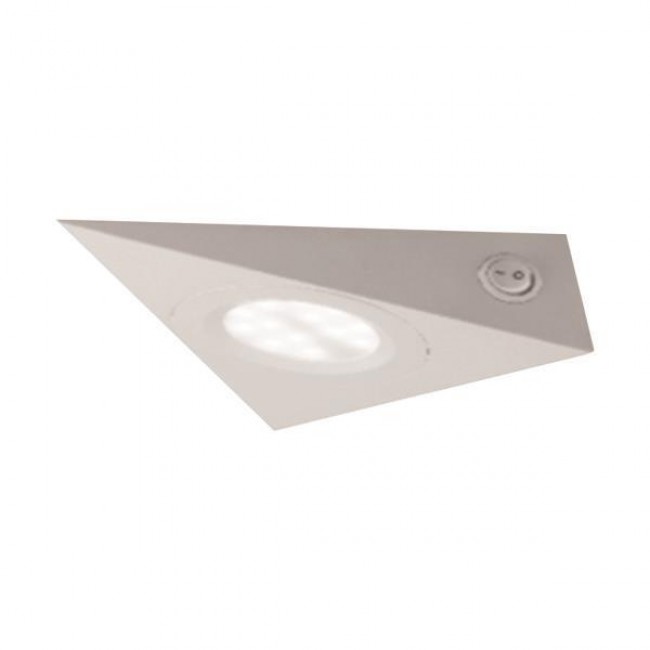 Φωτιστικό εξωτερικό από πλαστικό σε λευκό χρώμα LED SLIM 14.3X14.3X12.3 2W 4200K