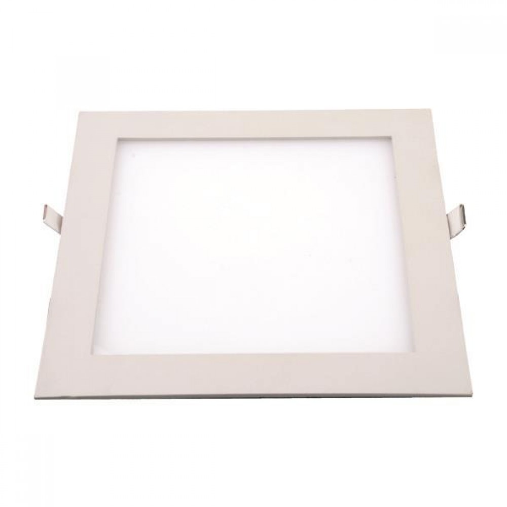 Φωτιστικό εξωτερικό από αλουμίνιο/πλαστικό σε λευκό χρώμα LED SLIM 225Χ225 20W 6500K